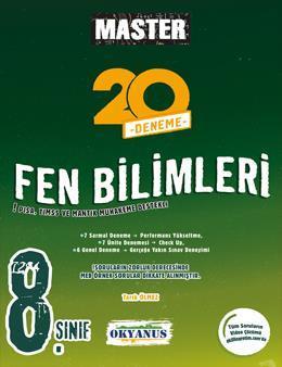 Okyanus Yayıncılık 8. Sınıf Master 20 Fen Bilimleri Denemesi