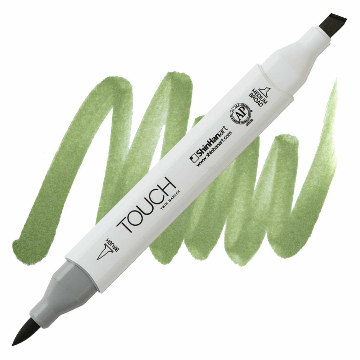 Touch Twin Brush Marker - Sap Green GY235