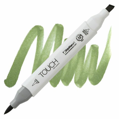 Touch Twin Brush Marker - Sap Green GY235