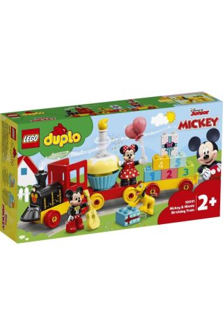 DUPLO® Disney Mickey ve Minnie Doğum Günü Treni 10941  Eğitici Yapım Seti (22 Parça)