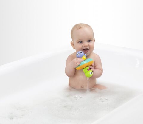 Playgro - Topsy Turvy Turtle - Ters Çevrilebilir Kaplumbağa Banyo Oyuncağı