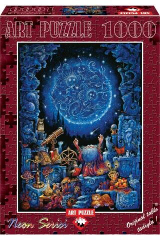 Art ''neon'' Puzzle 1000 Parça Astroloji 4325