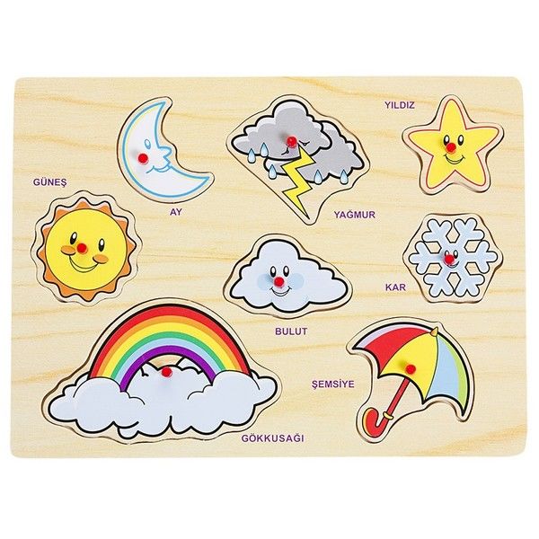 Bu-Bu Ahsap Puzzle Gökyüzü Bubu-Ap0031