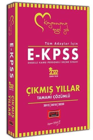Yargı Yayınevi 2022 Tüm Adaylar İçin EKPSS Tamamı Çözümlü Çıkmış Yıllar