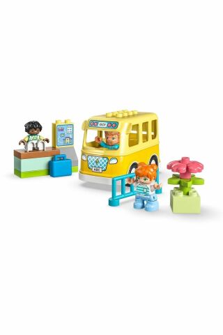® DUPLO® Kasabası Otobüs Yolculuğu 10988 - 2 Yaş ve Üzeri  Oyuncak Yapım Seti (16 Parça)