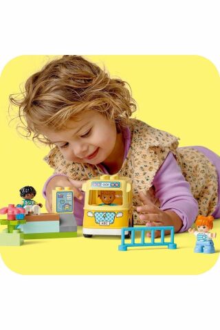® DUPLO® Kasabası Otobüs Yolculuğu 10988 - 2 Yaş ve Üzeri  Oyuncak Yapım Seti (16 Parça)