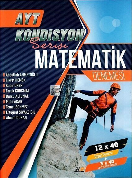 Hız ve Renk Yayınları AYT Matematik Kondisyon 12x40 Denemesi
