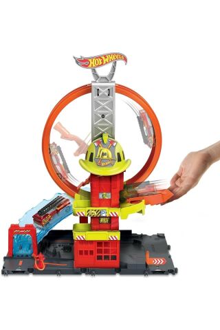 Hkx41 Hot Wheels Çember Pistli Iftaiye Istasyonu