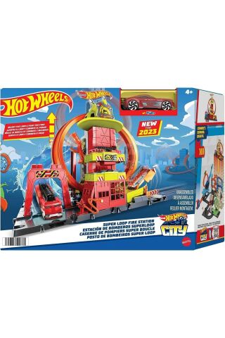 Hkx41 Hot Wheels Çember Pistli Iftaiye Istasyonu