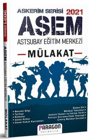 Paragon Yayıncılık 2021 ASEM Astsubay Eğitim Merkezi Mülakat Hazırlık Kitabı