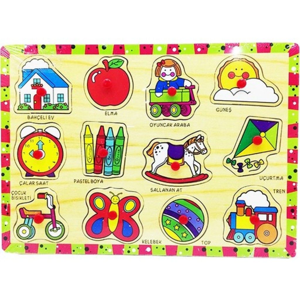 Bu-Bu Ahşap Puzzle Oyuncakler 30X21,5X0,8 Bubu-Ap0059
