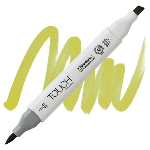 Touch Twin Brush Marker - Olive Pale Y224