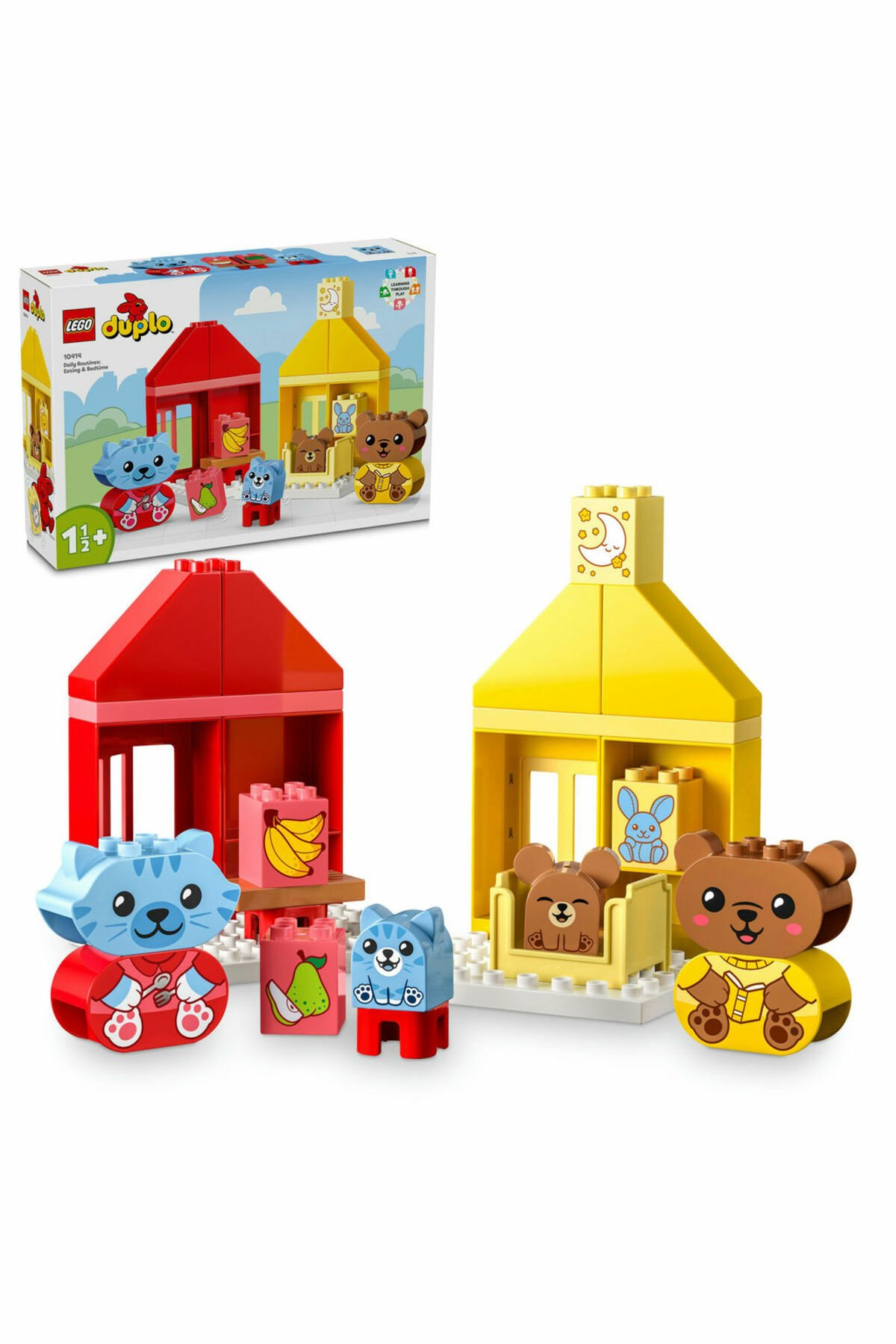 ® DUPLO® İlk Günlük Rutinlerim: Yemek ve Uyku Zamanı 10414 -Eğitici Oyuncak Yapım Seti (28Parça)