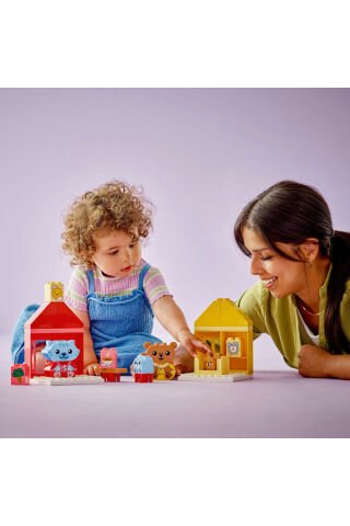® DUPLO® İlk Günlük Rutinlerim: Yemek ve Uyku Zamanı 10414 -Eğitici Oyuncak Yapım Seti (28Parça)
