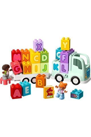 ® DUPLO® Kasabası Alfabe Kamyonu Oyuncağı 10421 - Oyuncak Yapım Seti (36 Parça)