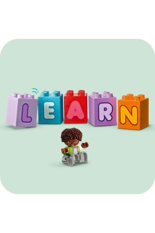 ® DUPLO® Kasabası Alfabe Kamyonu Oyuncağı 10421 - Oyuncak Yapım Seti (36 Parça)