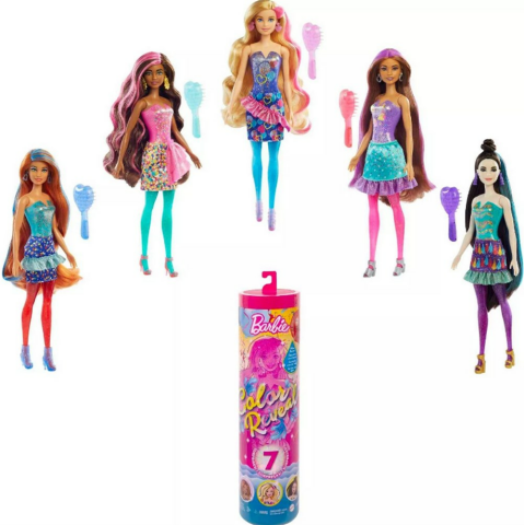 Barbie Color Reveal Renk Değiştiren Sürpriz Barbie Parti Serisi - Seri 4 GWC58