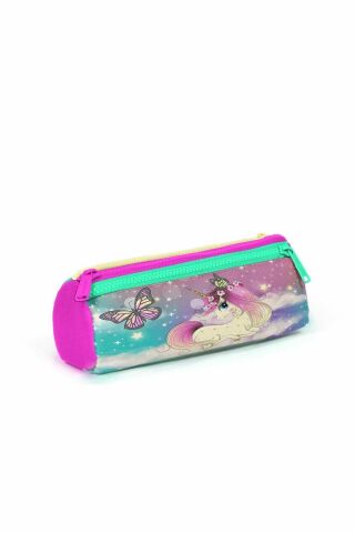 Kids Pembe Su Yeşili Unicornlu Kız Desenli 3’lü Okul Çanta Seti SET0123733