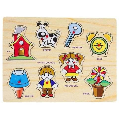 Bu-Bu Ahsap Puzzle Esyalar Bubu-Ap0029