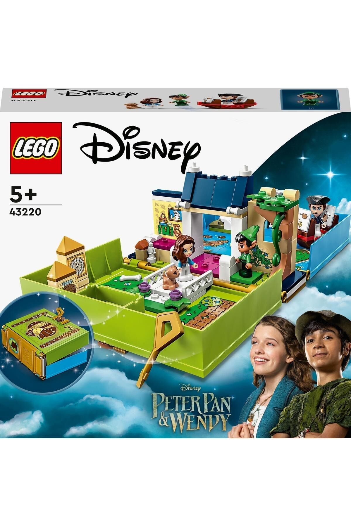 ® | Disney Peter Pan ve Wendy'nin Hikaye Kitabı Macerası 43220 - Oyuncak Yapım Seti (111 Parça)