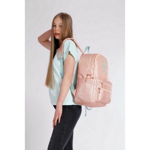 Kaukko Sparkle Okul Çantası 41X26X18 Somon (K1389)