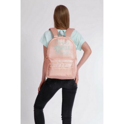 Kaukko Sparkle Okul Çantası 41X26X18 Somon (K1389)