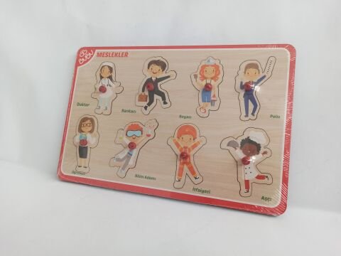 Bu-Bu Ahsap Puzzle Meslekler Bubu-Ap0028
