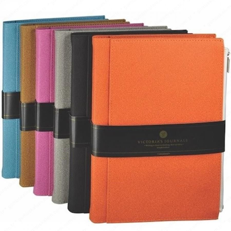 Victoria's Journal Bloknot Cepli Zipco 10x17 96Yaprak