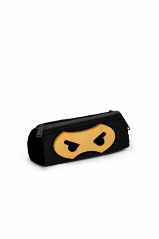 Kids Siyah Ninja Desenli Dört Bölmeli Usb Şarjlı Kulaklık Çıkışlı 3'lü Çanta 23285