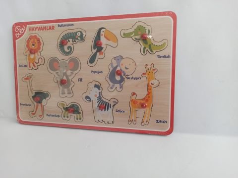 Bu-Bu Ahşap Puzzle Hayvanlar Bubu-Ap0029