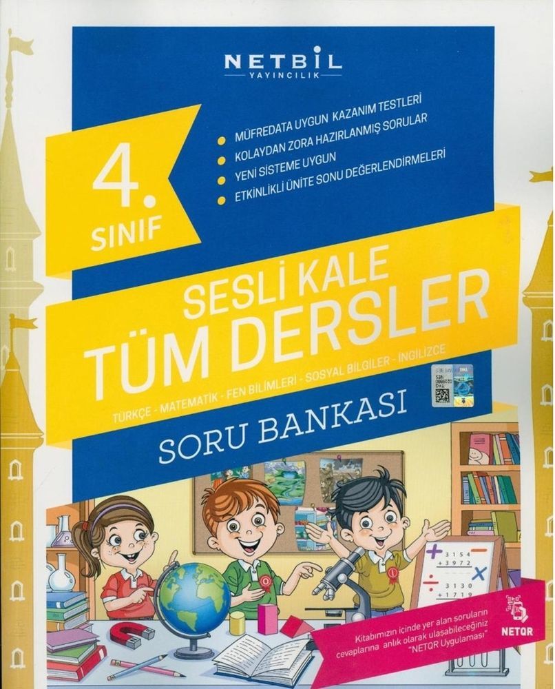 Netbil Yayıncılık 4. Sınıf Tüm Dersler Sesli Kale Soru Bankası