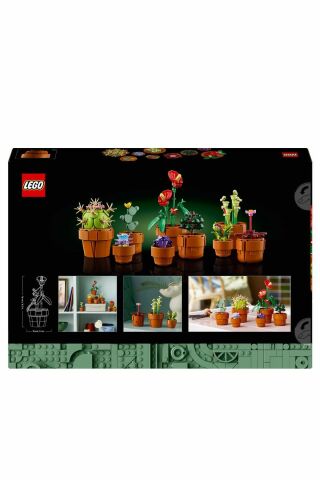® Icons Minik Bitkiler 10329 - Yetişkinler için Model Yapım Seti (758 Parça)