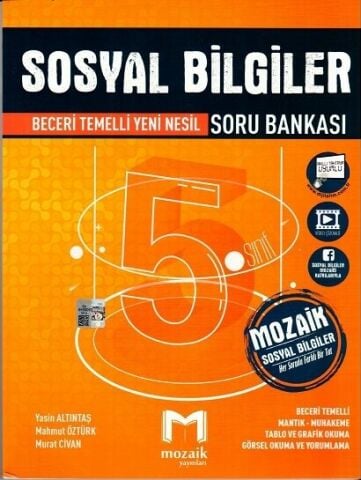 Mozaik Yayınları 5. Sınıf Sosyal Bilgiler Soru Bankası