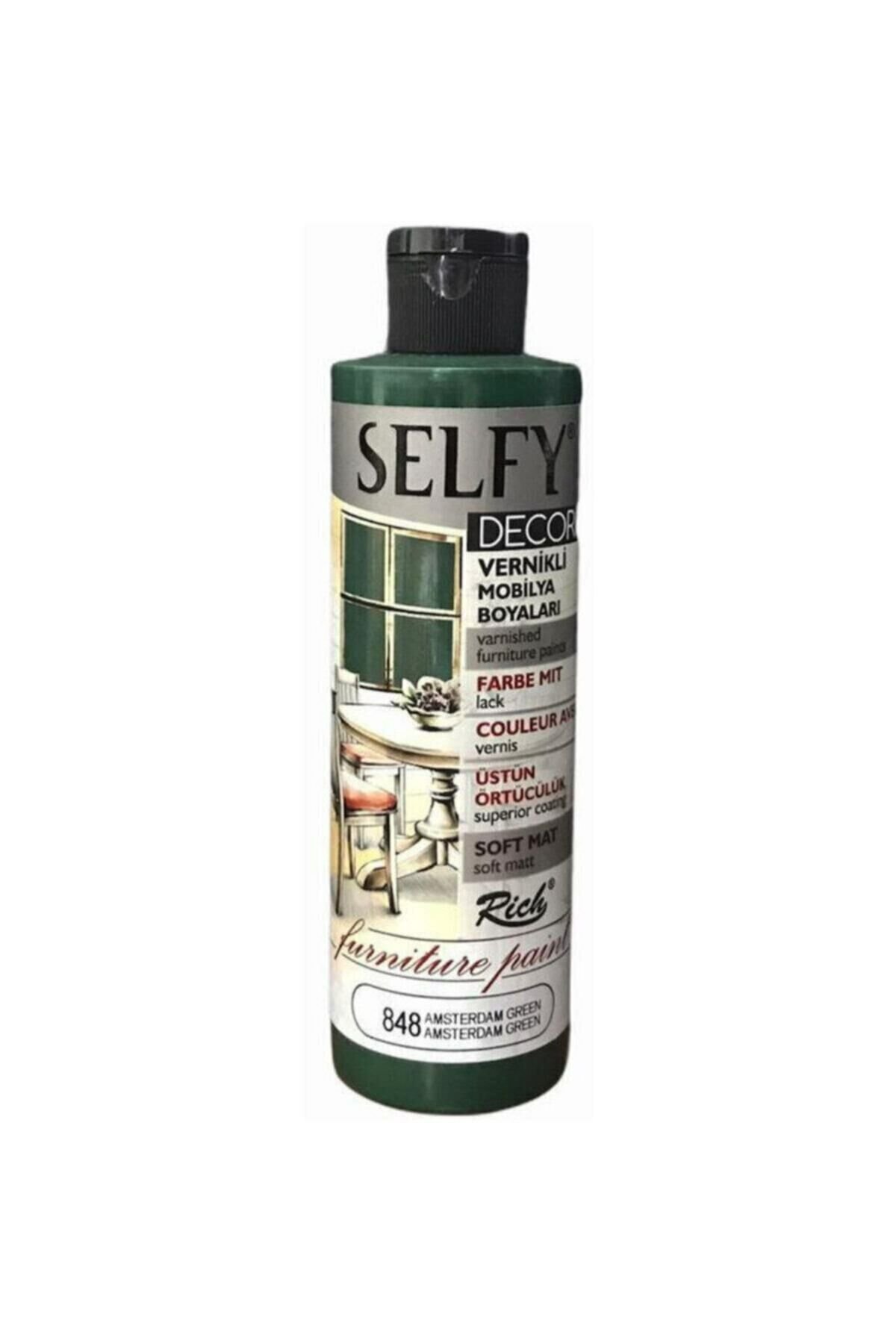 Selfy Decor Vernikli Boya 240 Cc 848 Amsterdam Green