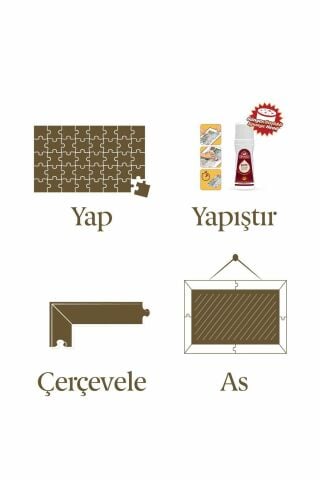 Art Puzzle Papirüs 1000  Parça Çerçeveli Puzzle 5691