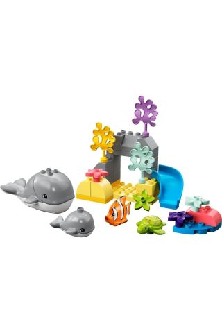® DUPLO® Vahşi Okyanus Hayvanları 10972 - 2 Yaş ve Üzeri Çocuklar için Yapım Seti (32 Parça)
