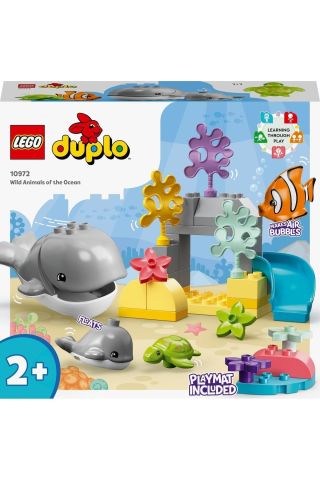 ® DUPLO® Vahşi Okyanus Hayvanları 10972 - 2 Yaş ve Üzeri Çocuklar için Yapım Seti (32 Parça)