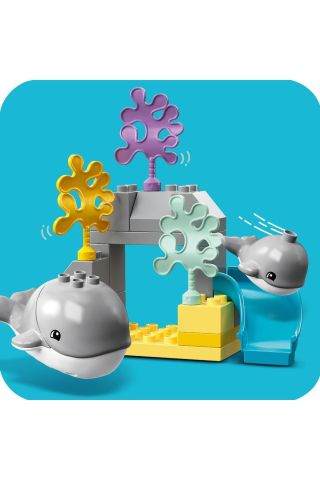 ® DUPLO® Vahşi Okyanus Hayvanları 10972 - 2 Yaş ve Üzeri Çocuklar için Yapım Seti (32 Parça)