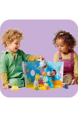 ® DUPLO® Vahşi Okyanus Hayvanları 10972 - 2 Yaş ve Üzeri Çocuklar için Yapım Seti (32 Parça)