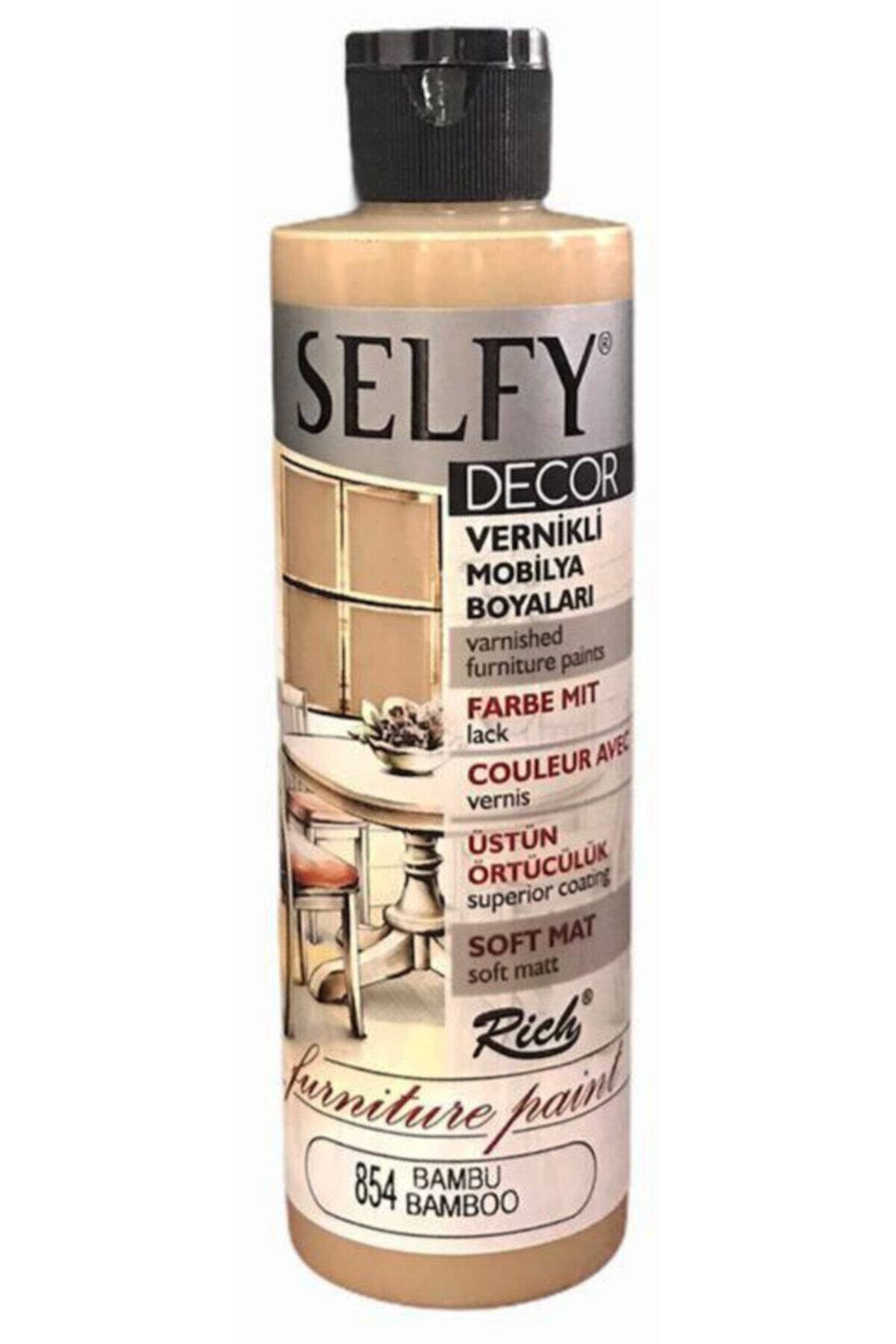 Selfy Decor Kendinden Vernikli Boya 854 Bambu 240 cc