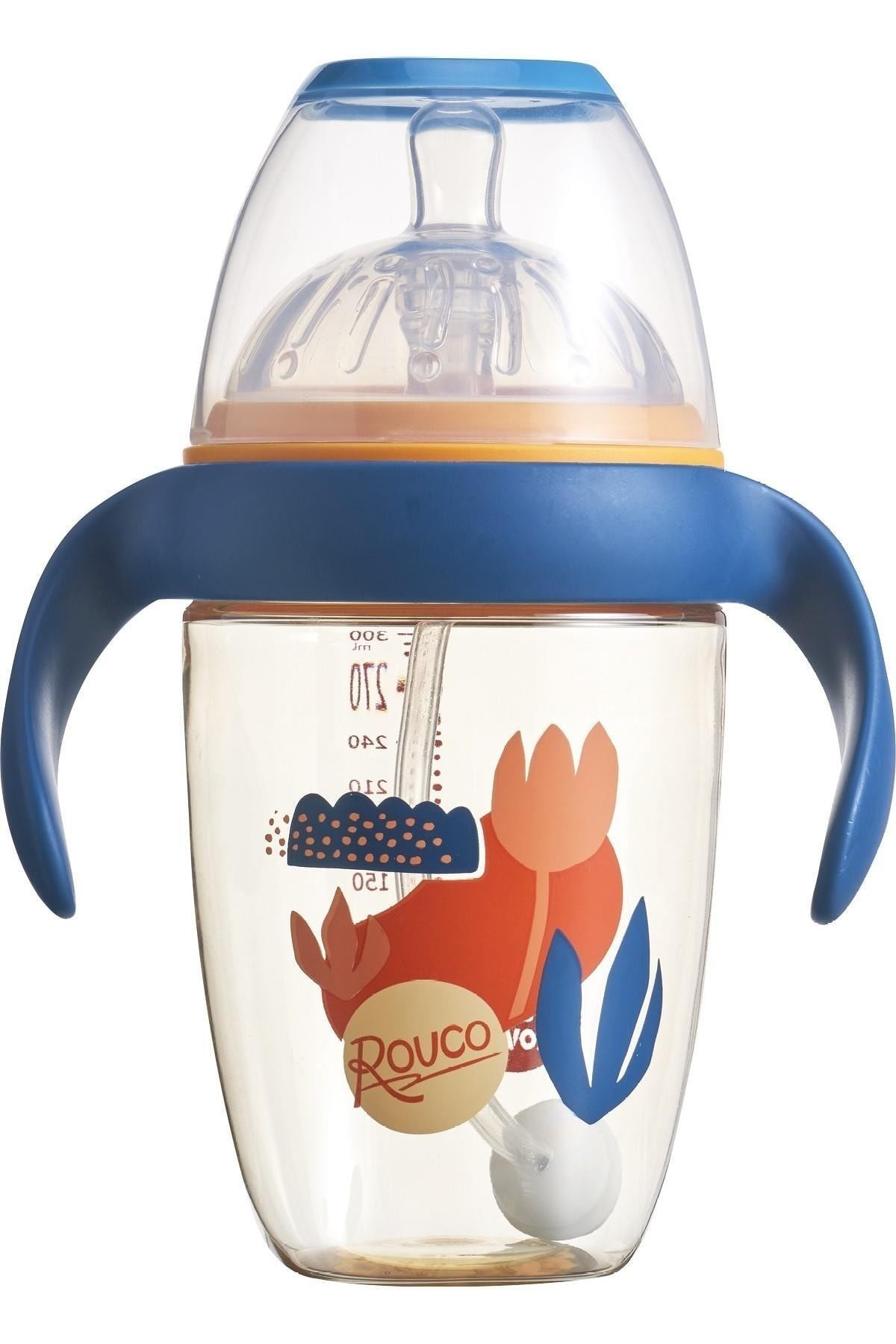 300ml Akıllı Pipet Toplu -kaynatılabilir- Bebek Biberonu +9 Ay Sarı