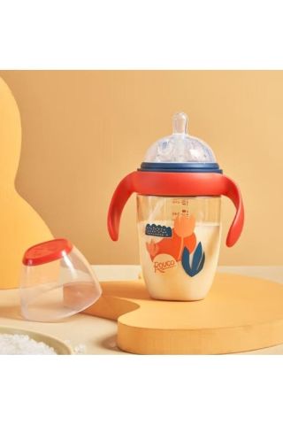300ml Akıllı Pipet Toplu -kaynatılabilir- Bebek Biberonu +9 Ay Sarı