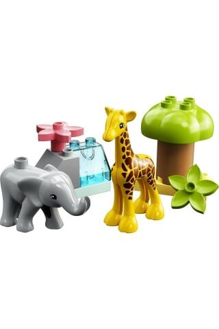 ® DUPLO® Vahşi Afrika Hayvanları 10971 - 2 Yaş ve Üzeri Çocuklar için Yapım Seti (10 Parça)