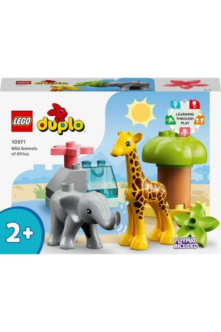 ® DUPLO® Vahşi Afrika Hayvanları 10971 - 2 Yaş ve Üzeri Çocuklar için Yapım Seti (10 Parça)