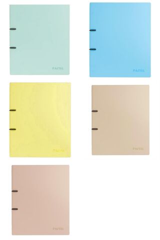 Keskin Color 2 Halkalı Klasör Pastel Renk Pastel Sarı