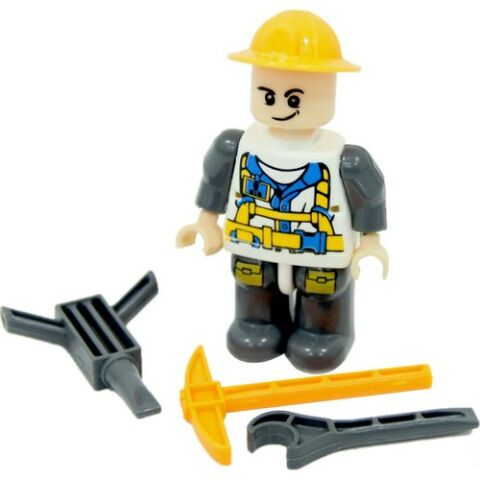 By Toys Construction Işçi Figürü LEGO Seti
