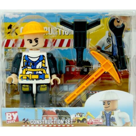 By Toys Construction Işçi Figürü LEGO Seti