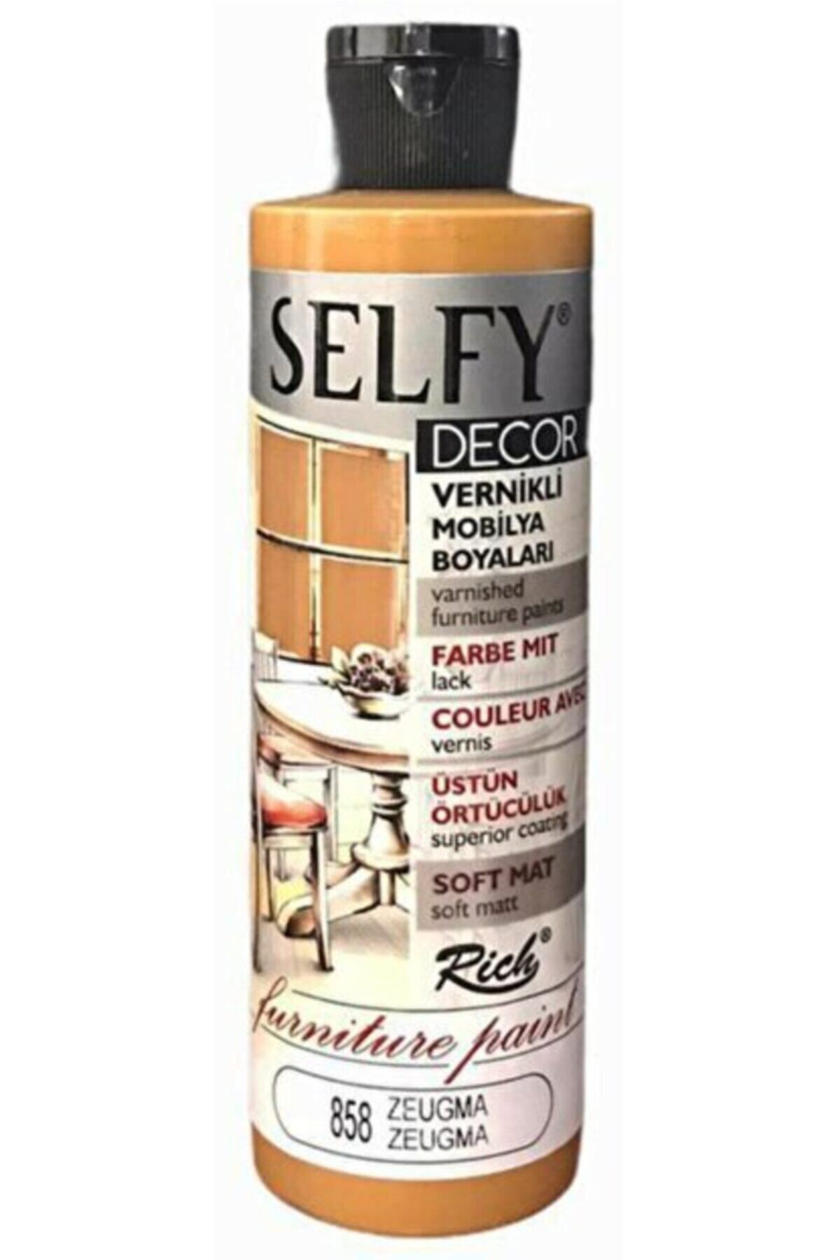 Selfy Decor Vernikli Mobilya Boyası 240 cc Zeugma 858