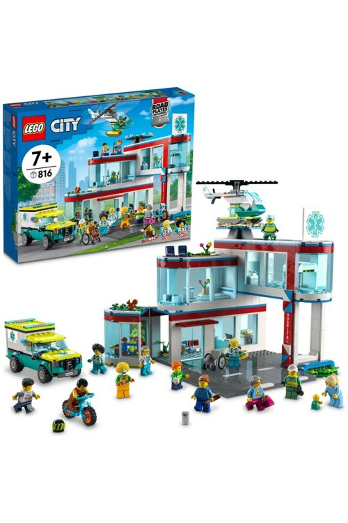 City Hastane 60330 Yapım Seti (816 Parça)