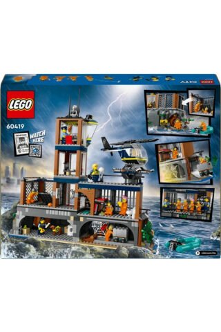® City Polis Hapishane Adası 60419 -  Oyuncak Yapım Seti (980 Parça)